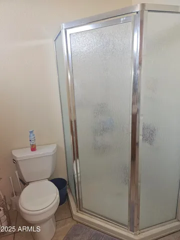 a workspace with cabinets