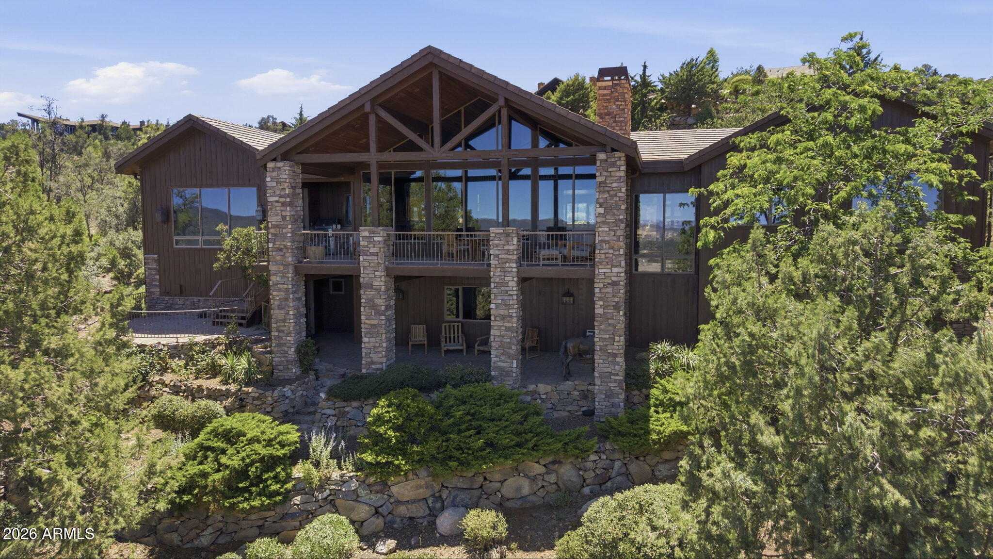 2158 Forest Mountain Road Prescott, AZ 86303 - Photo 66 of 73 Aerial Back