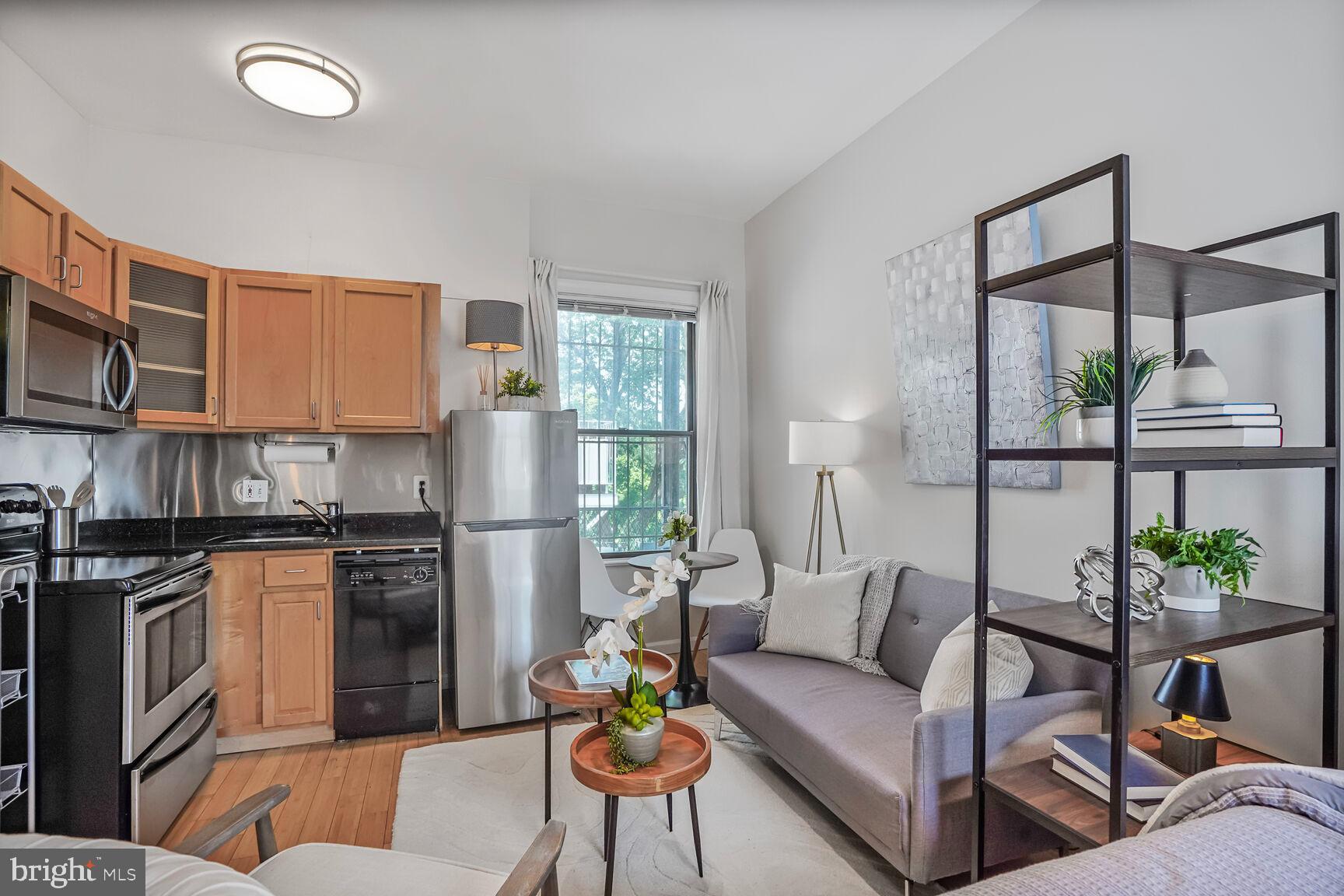 1822 15th Street Northwest, Unit 305 Washington, DC 20009 - Photo 5 of 23 Living-Kitchen Area