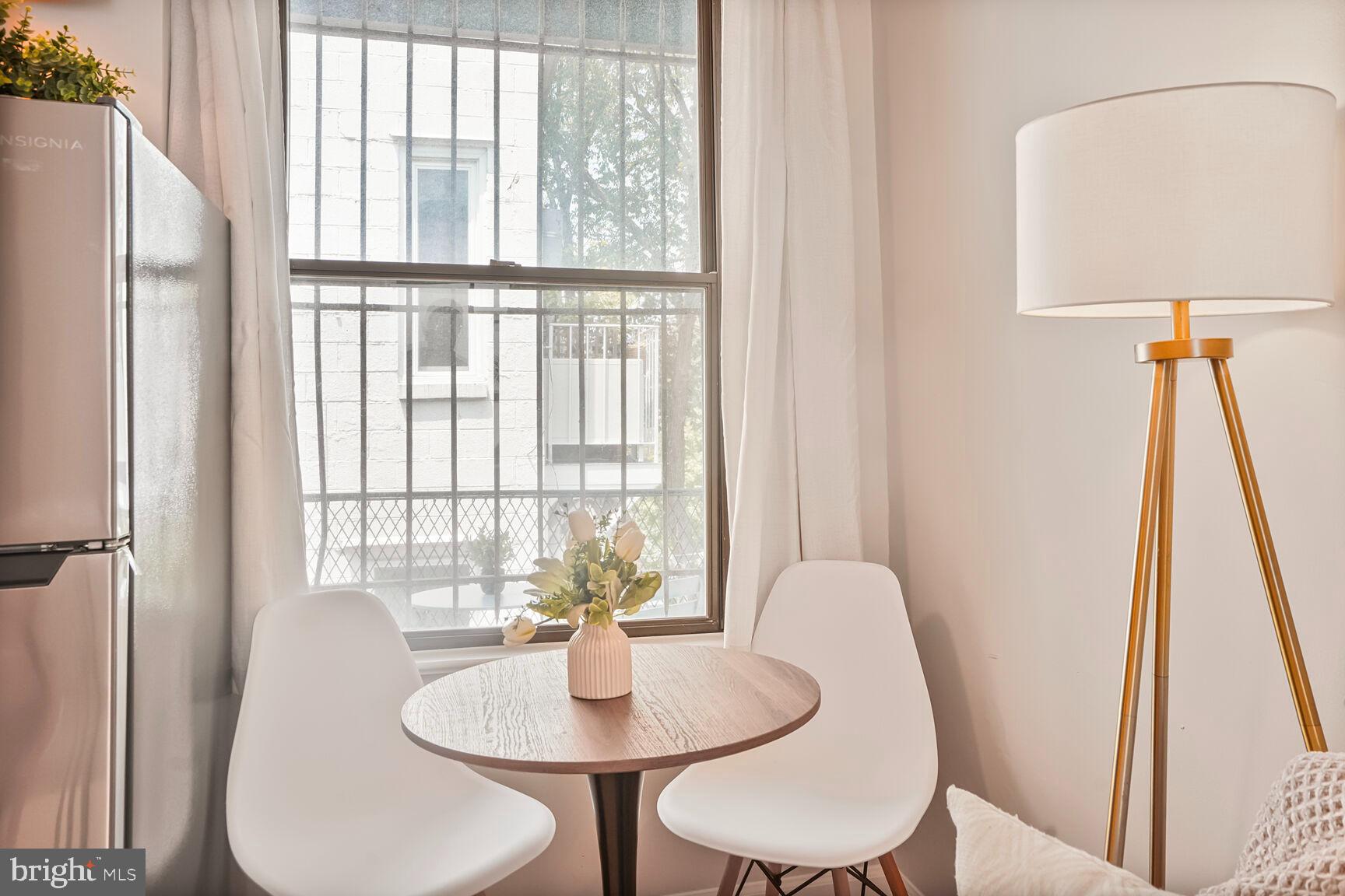 1822 15th Street Northwest, Unit 305 Washington, DC 20009 - Photo 8 of 23 Dining Area at the window