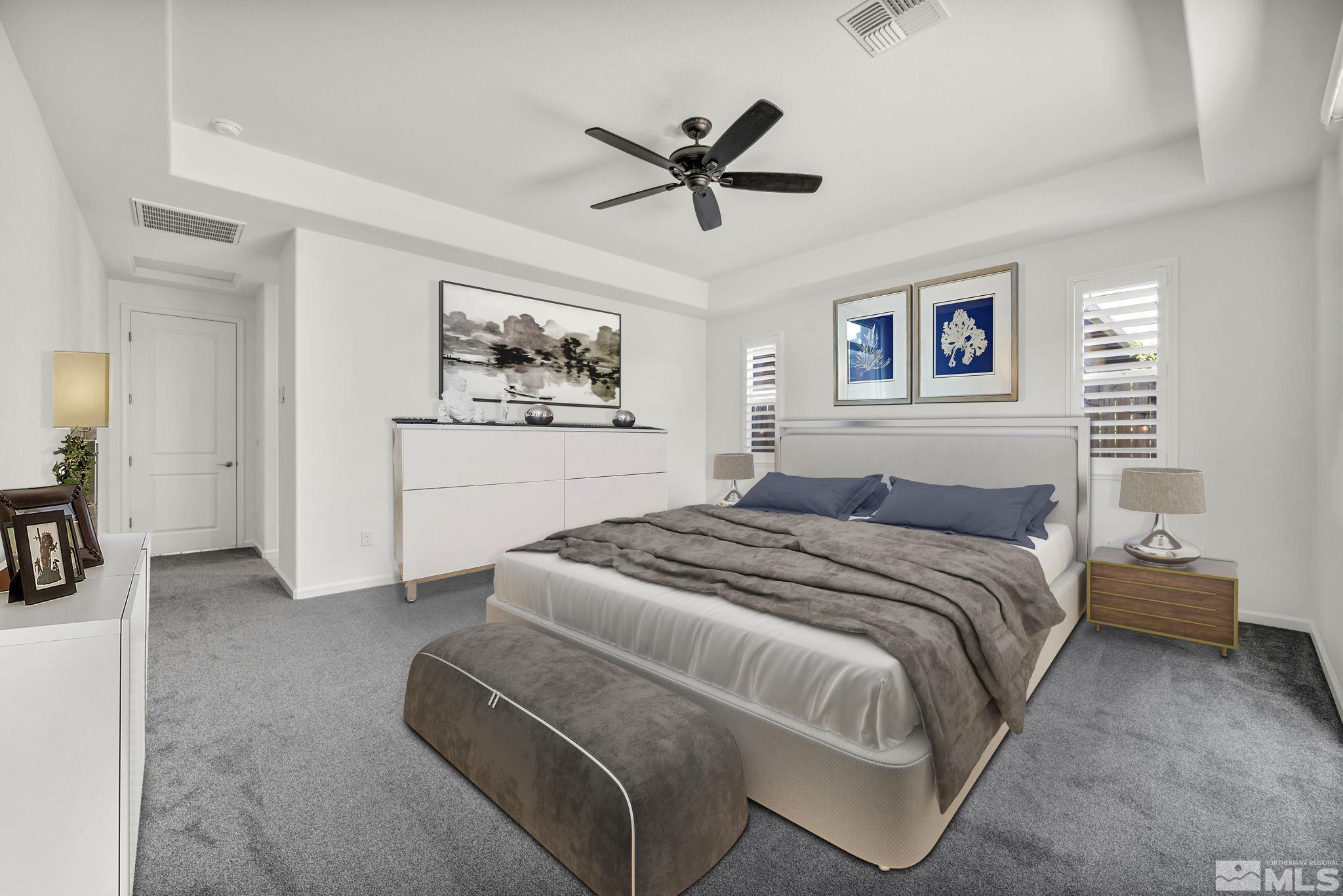 2013 Neviekay Lane Reno, NV 89521 - Photo 11 of 35 a bedroom with a bed and a painting on the wall