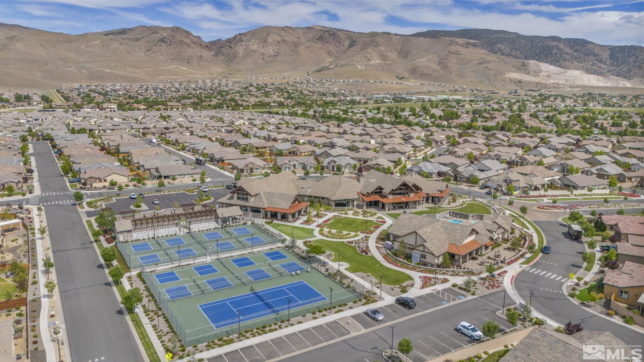 2013 Neviekay Lane Reno, NV 89521 - Photo 34 of 35 an aerial view of residential houses with outdoor space