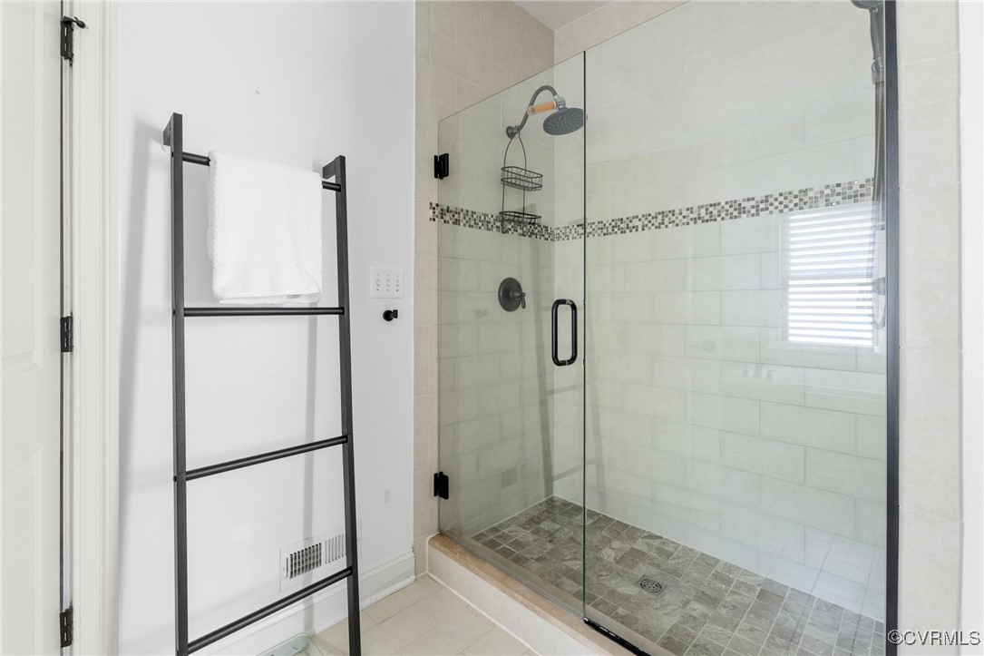 569 Raleigh Manor Road Henrico, VA 23229 - Photo 35 of 46 Seamless Shower Doors encase the over-sized shower