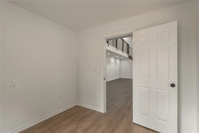 wooden floor in an empty room