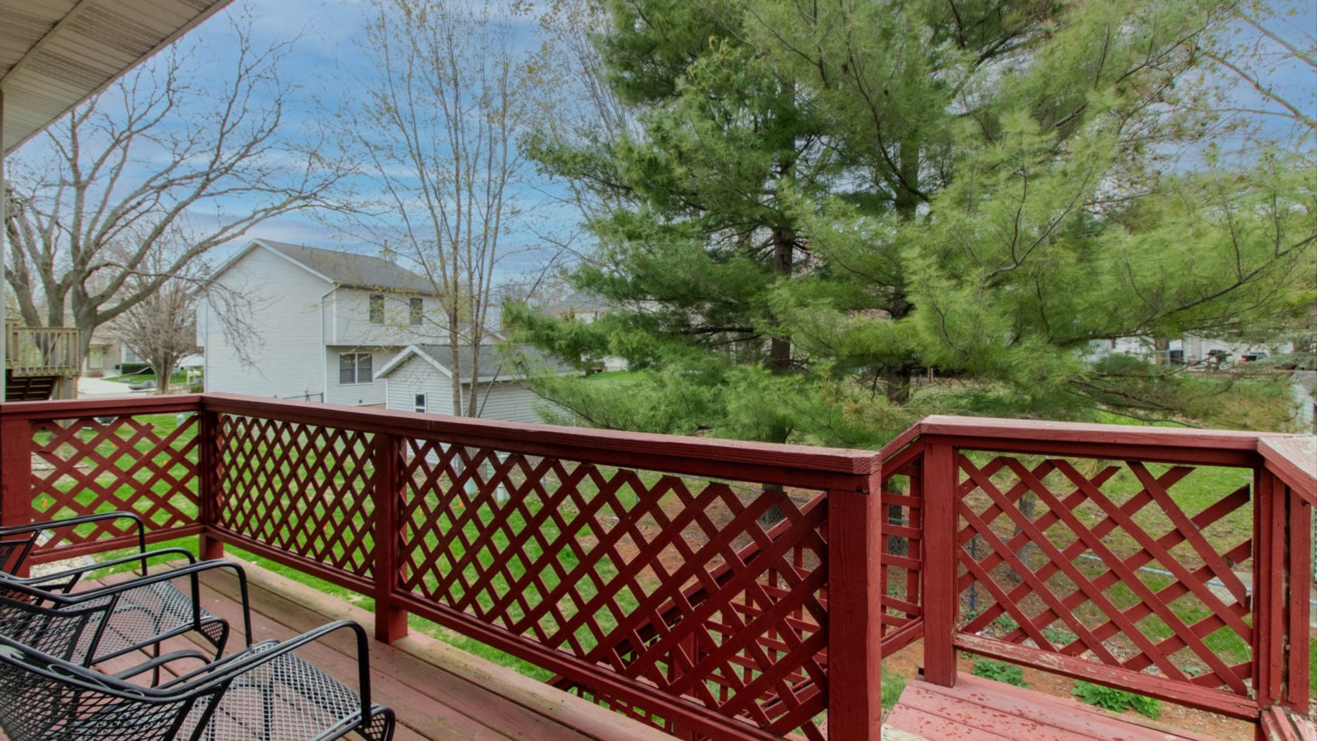 4 Shire Court Bloomington, IL 61701 - Photo 28 of 33 a view of a wooden roof deck