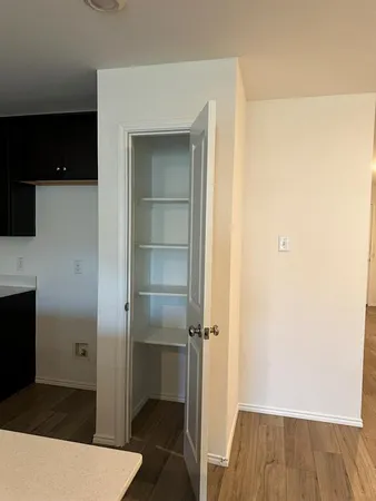 a view of an empty room