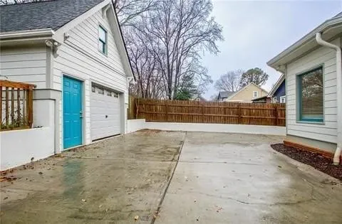 a view of a house with a snow on the wall