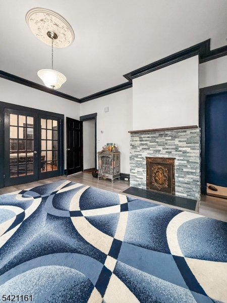 66 Washington Place East Rutherford, NJ 07073 - Photo 32 of 35 a living room with furniture and a fireplace