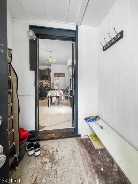 66 Washington Place East Rutherford, NJ 07073 - Photo 10 of 35 wooden floor with a view of living room