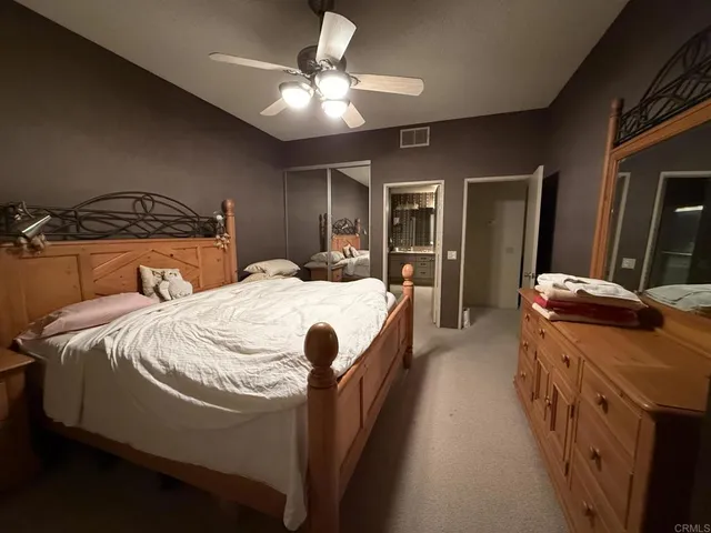 a bed room with a bed
