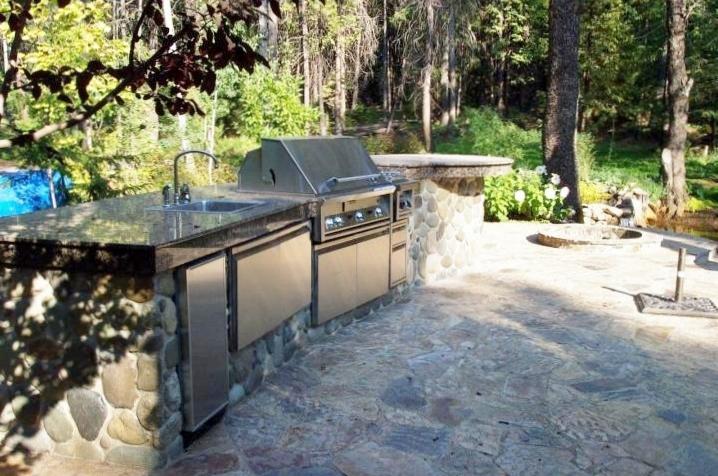 7637 Pegnan Road Shingletown, CA 96088 - Photo 7 of 22 Waterfront Outside Kitchen 2