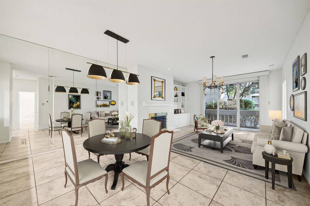 5310 Keller Springs Road, Unit 612 Dallas, TX 75248 - Photo 1 of 33 Spacious living and dining areas virtually staged.