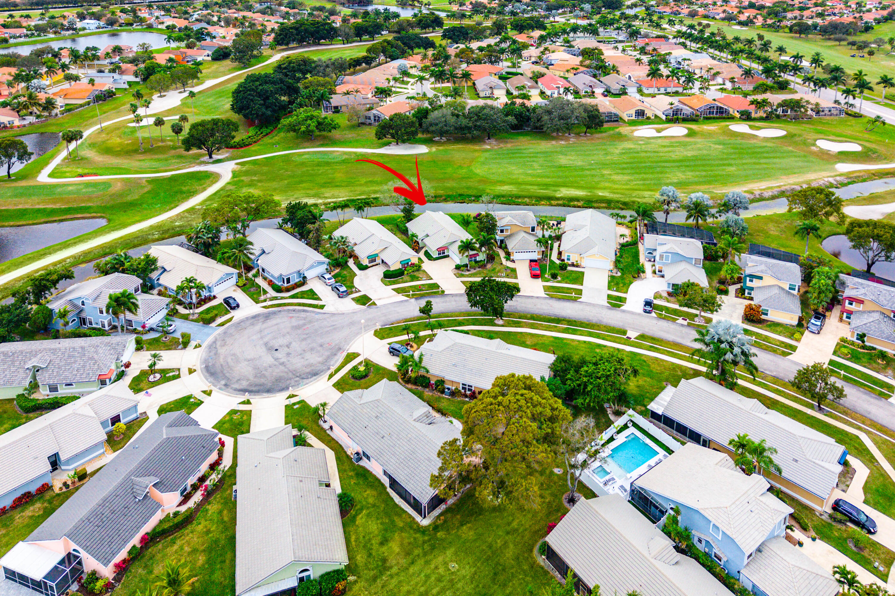 6249 Beaconwood Road Lake Worth, FL 33467 - Photo 41 of 46 an aerial view of a city