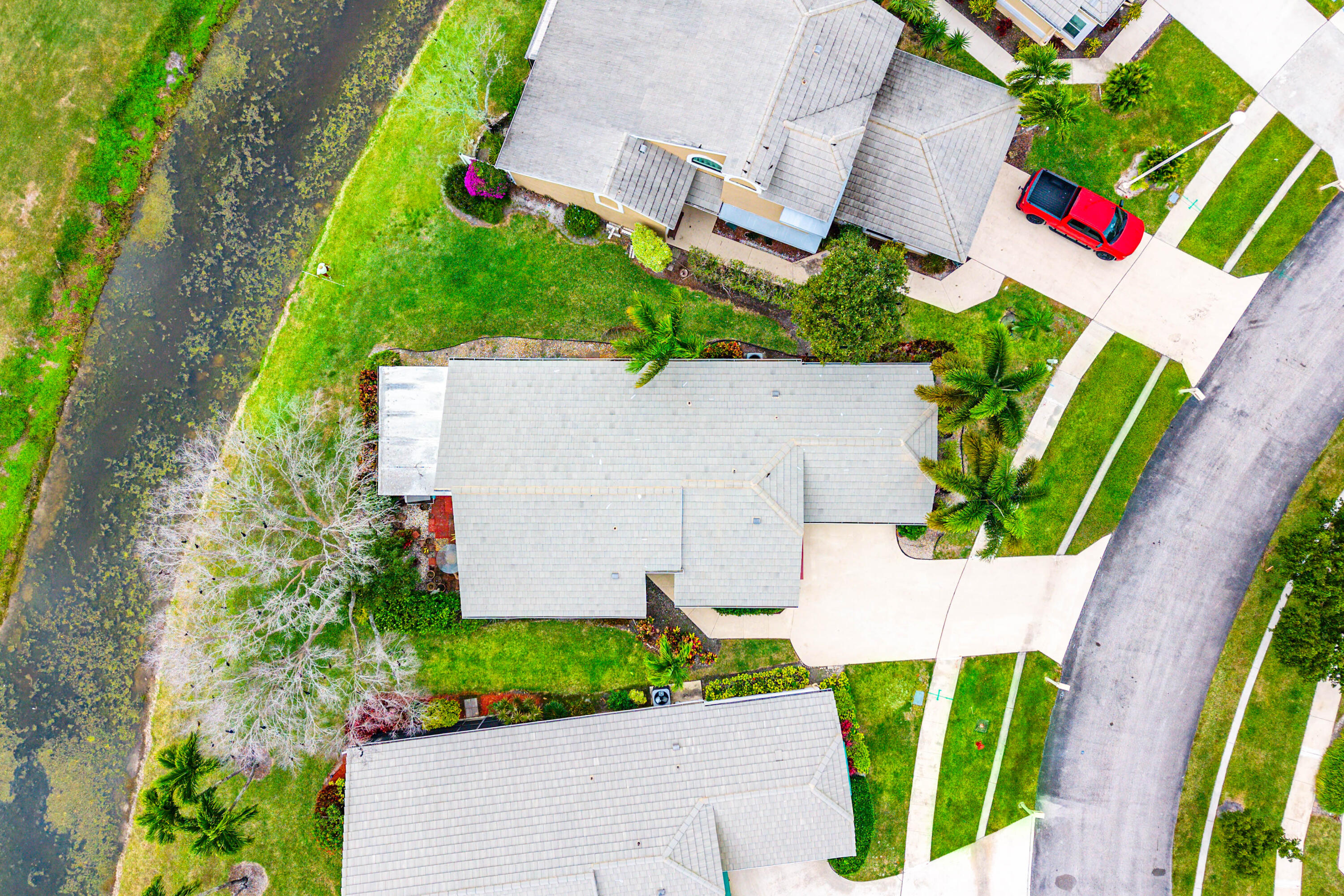 6249 Beaconwood Road Lake Worth, FL 33467 - Photo 44 of 46 an aerial view of a house