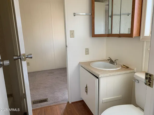 a house view with a backyard space