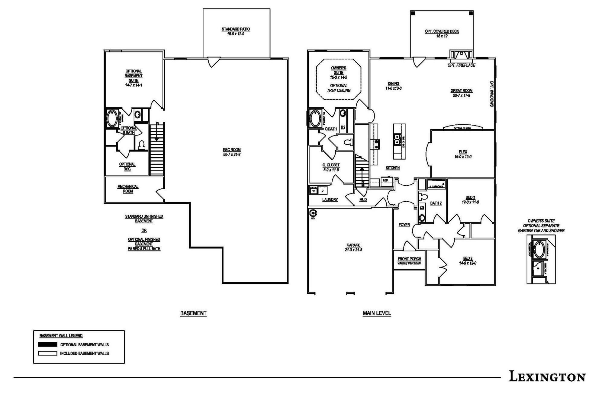 1644 Buttonwood Loop, Unit 31 Chattanooga, TN 37421 - Photo 22 of 23 lex basement floorplan no logo