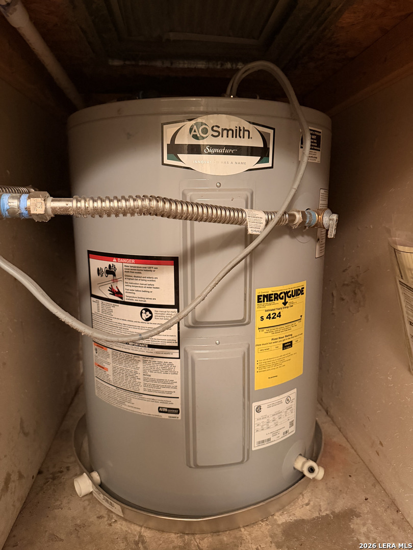 8349 Morning Grove Converse, TX 78109 - Photo 18 of 27 a view of water heater room
