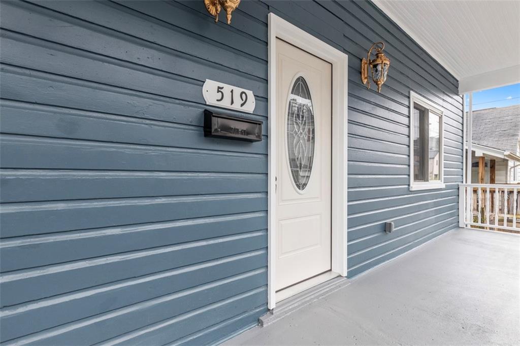 519 Center Street Carnegie, PA 15106 - Photo 3 of 44 a view of a house with entryway and a front door