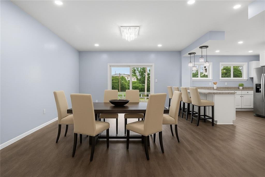 519 Center Street Carnegie, PA 15106 - Photo 6 of 44 a view of a dining room with furniture window and wooden floor
