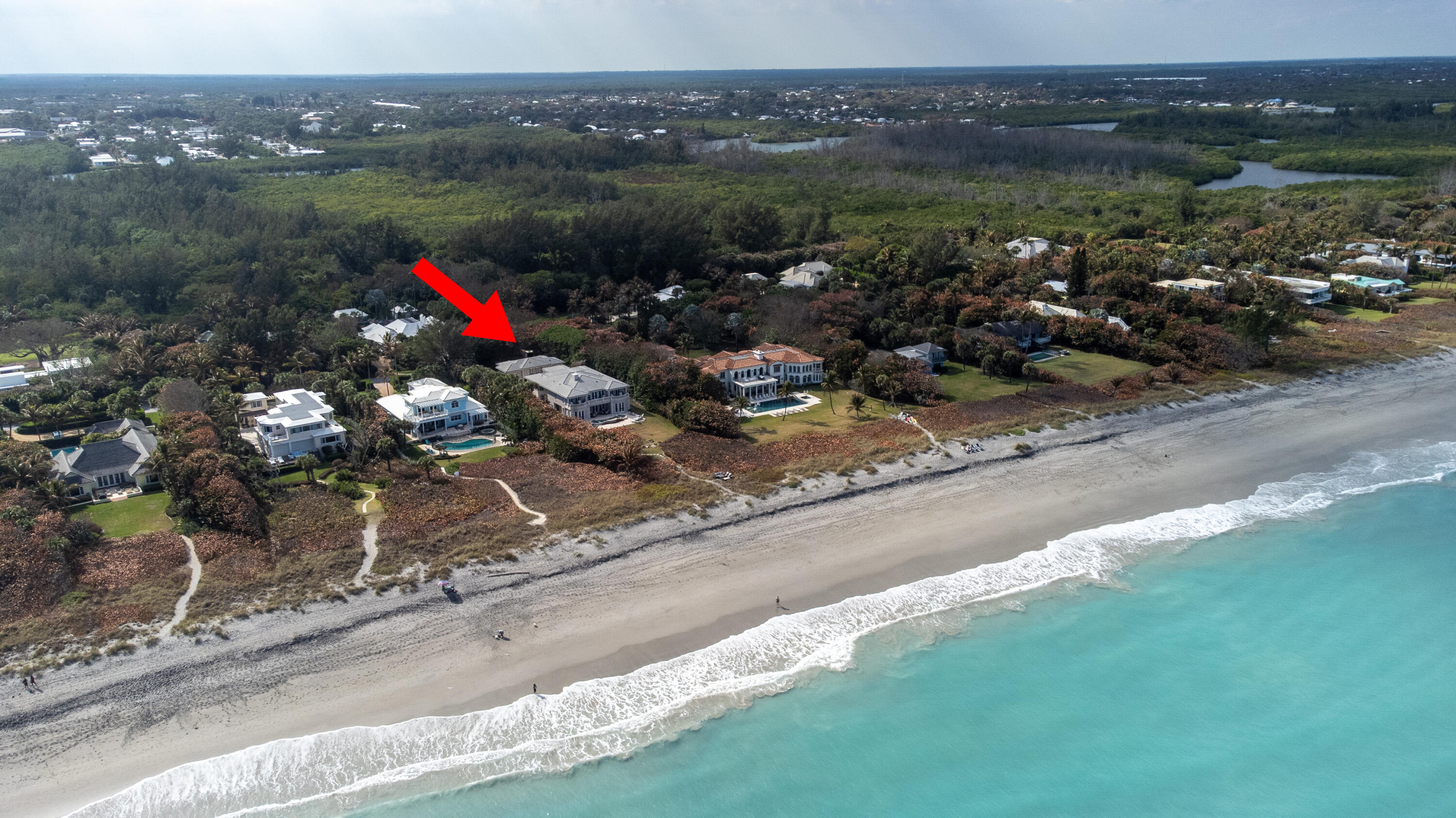19 North Beach Road Jupiter Island, FL 33455 - Photo 78 of 80 Aerial Northwest
