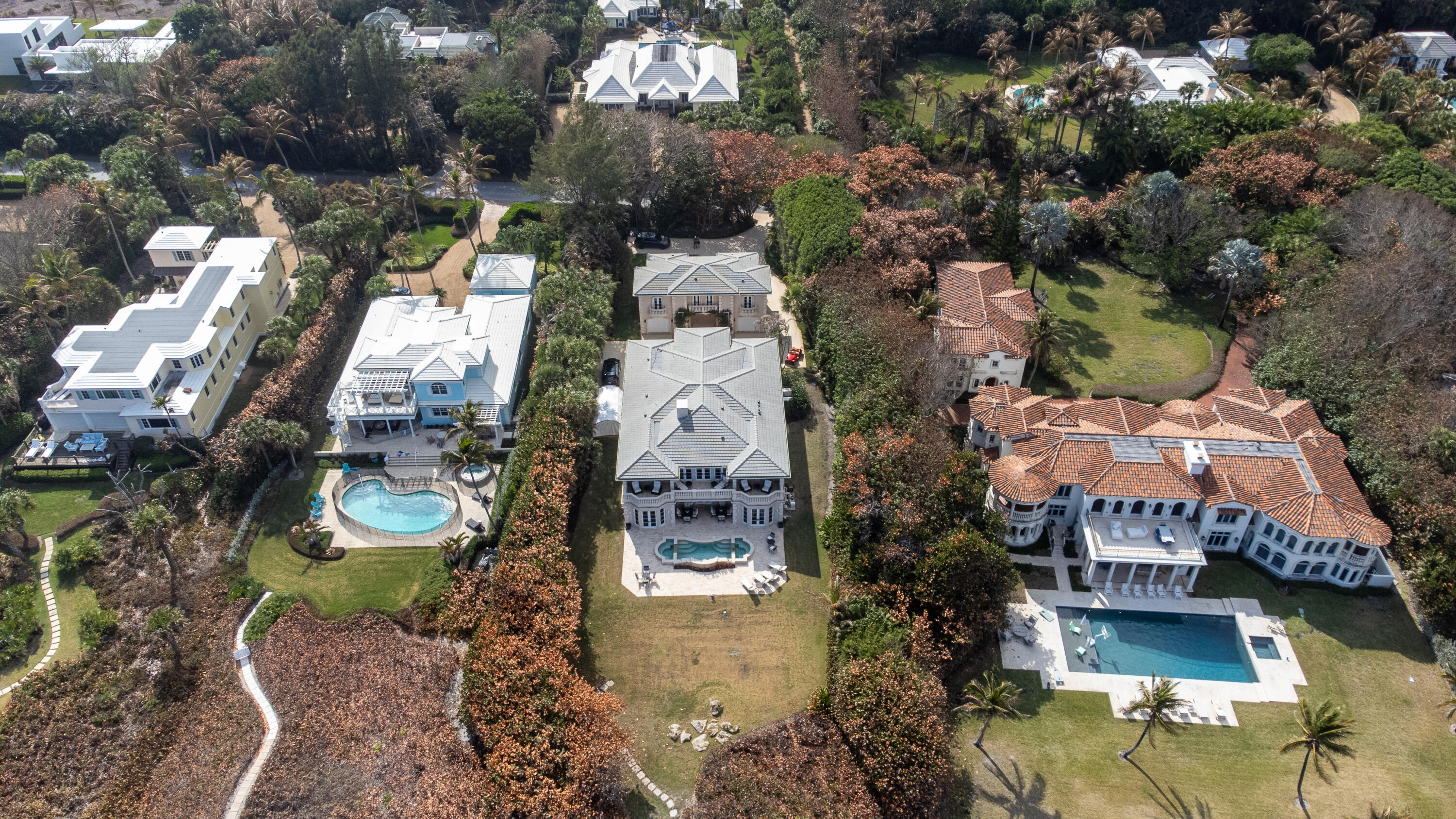 19 North Beach Road Jupiter Island, FL 33455 - Photo 79 of 80 Aerial west