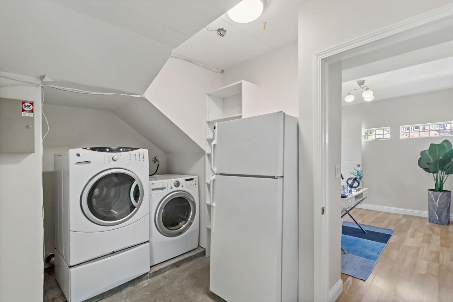 4593 Fallstone Court San Jose, CA 95124 - Photo 48 of 59 a utility room with dryer and washer