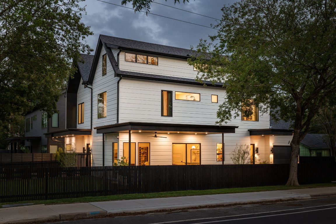 4911 Duval Street Austin, TX 78751 - Photo 31 of 40 a front view of a house with trees