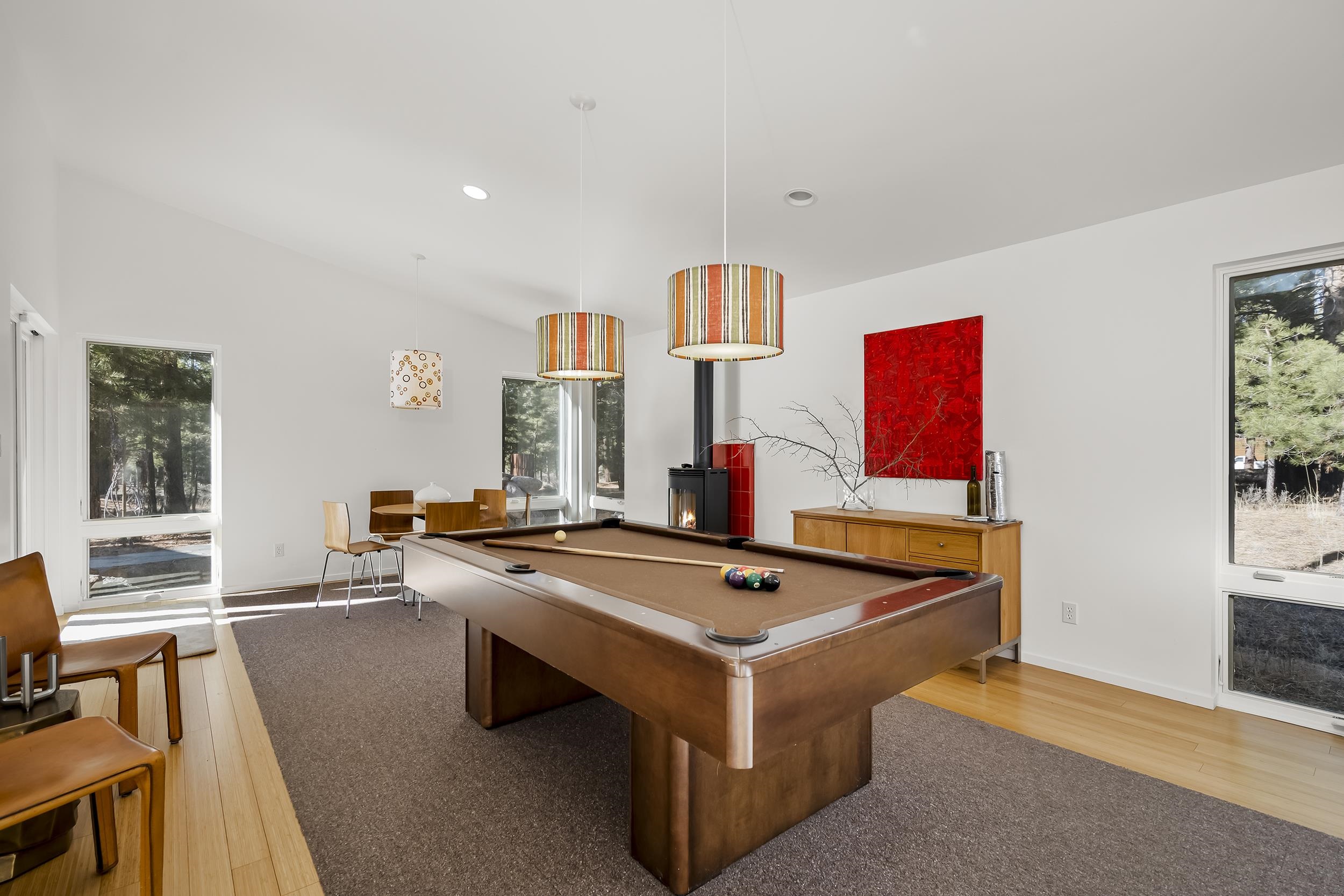 11906 Stallion Way Truckee, CA 96161 - Photo 19 of 20 a room with pool table and windows