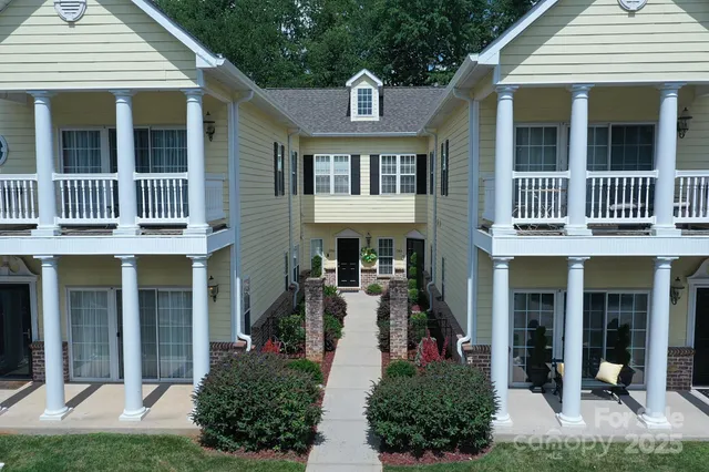 a front view of a house having yard