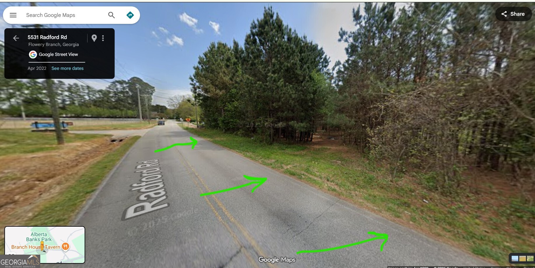 5531 Radford Road Flowery Branch, GA 30542 - Photo 15 of 33 a view of a street with a building in the background