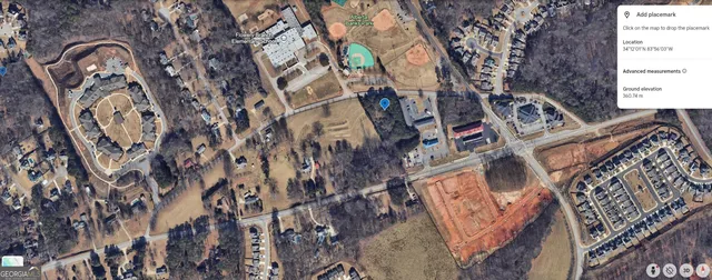 a view of a tree in a yard