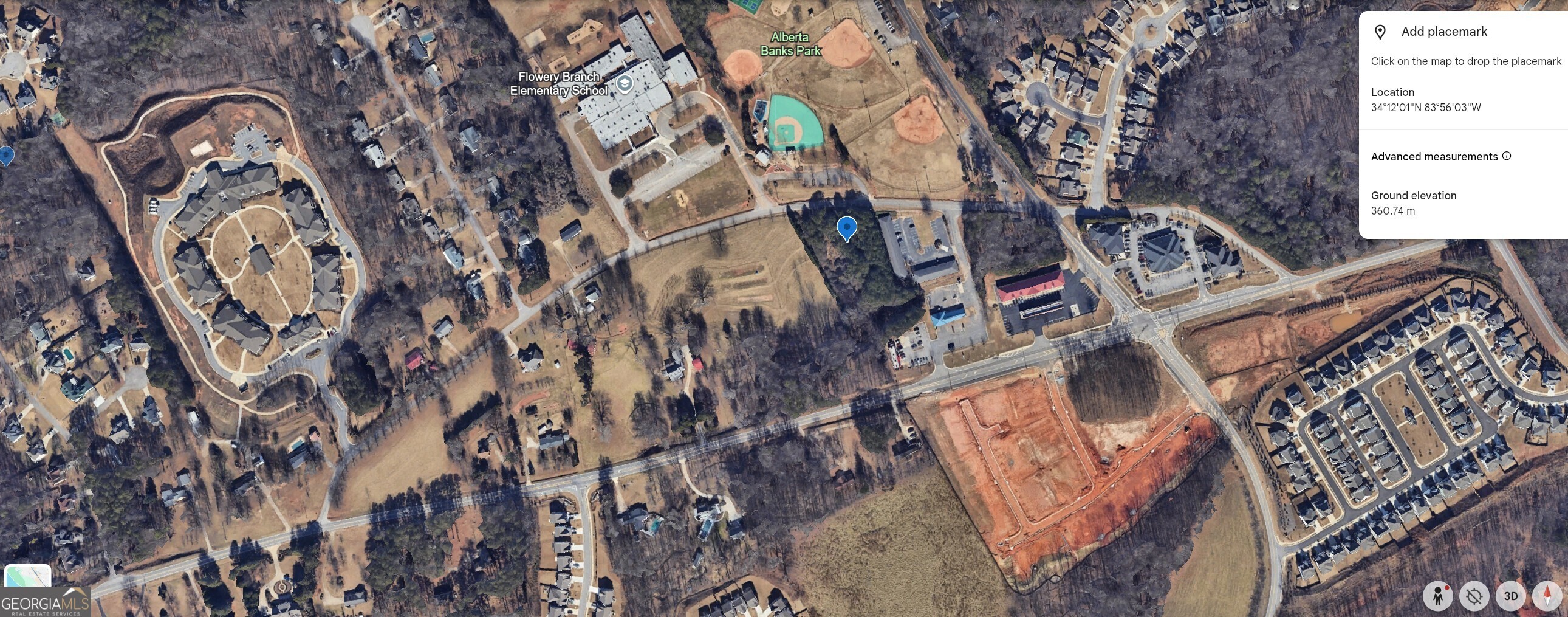 5531 Radford Road Flowery Branch, GA 30542 - Photo 24 of 33 a view of a fireplace with a tree