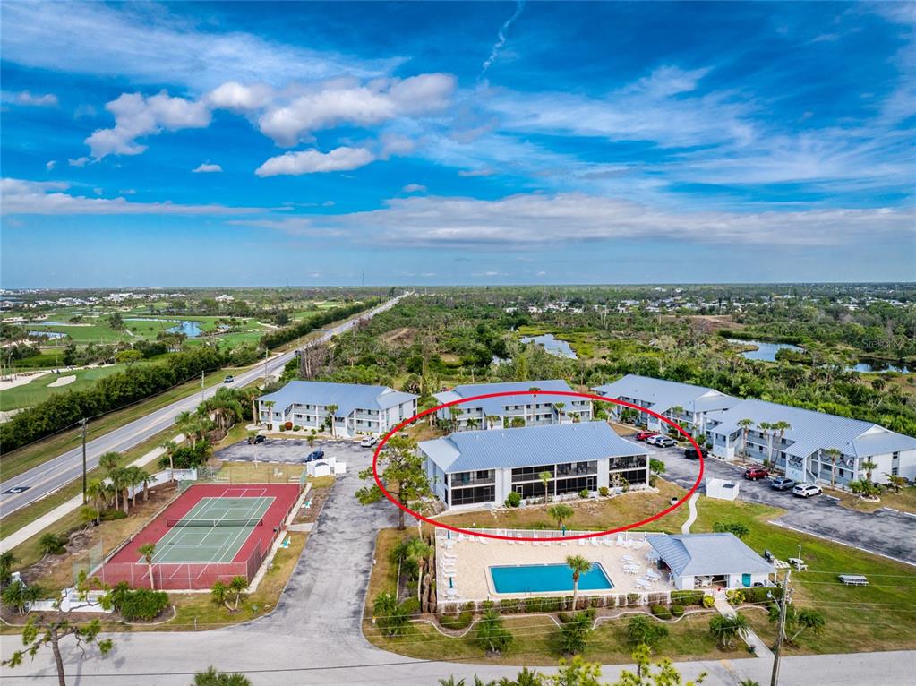 6800 Placida Road, Unit 228 Englewood, FL 34224 - Photo 43 of 45 an aerial view of a house