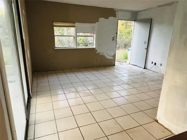 a view of empty room