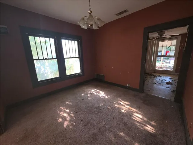 a living room filled with furniture