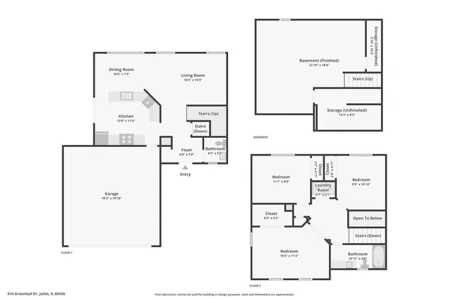 $330,000 | 914 Greenleaf Drive, Joliet, IL 60436
