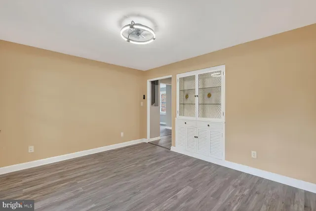 wooden floor in an empty room