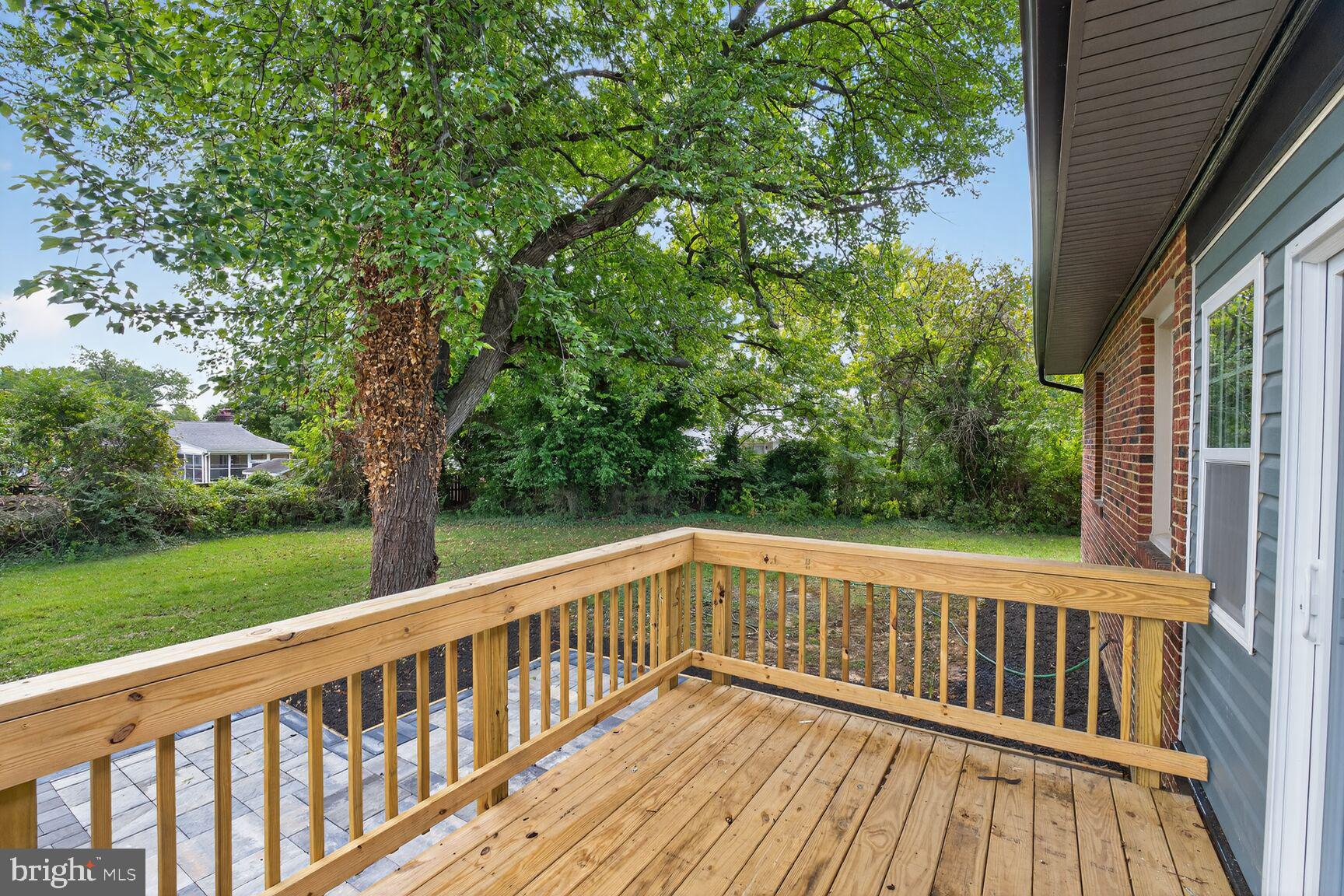 3612 Swann Road Suitland, MD 20746 - Photo 24 of 30 a view of balcony with deck and yard