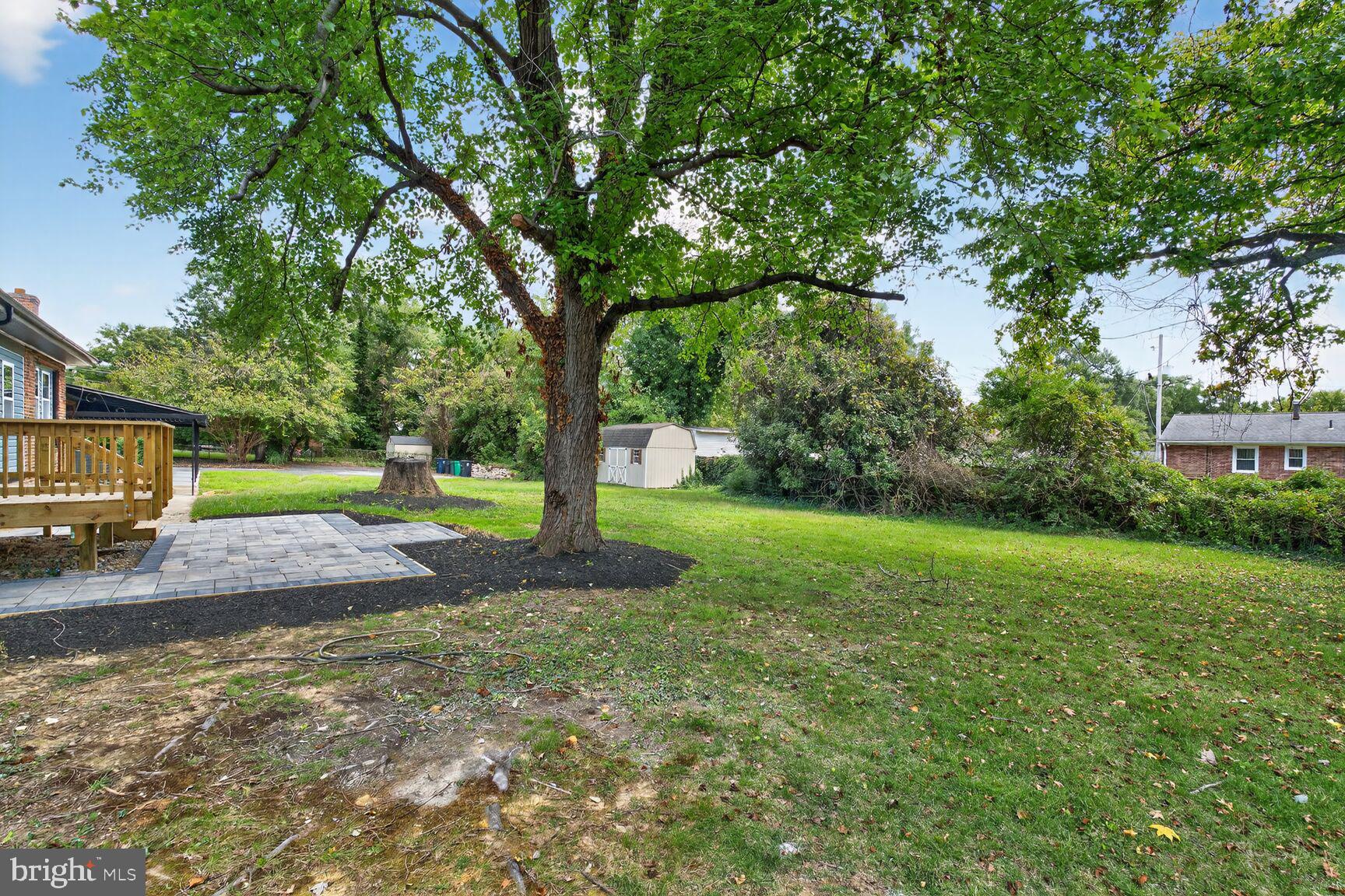 3612 Swann Road Suitland, MD 20746 - Photo 29 of 30 a view of a yard with tree s