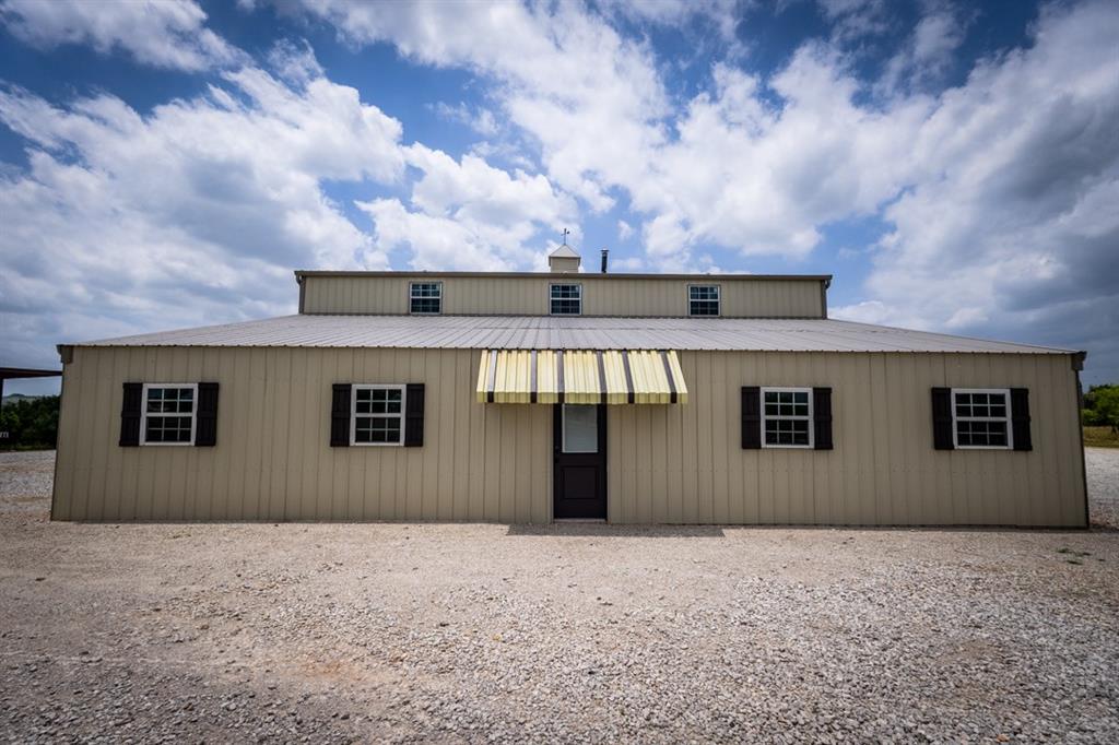 7060 Hells Gate Loop Strawn, TX 76475 - Photo 34 of 40 front view of wooden house with a yard