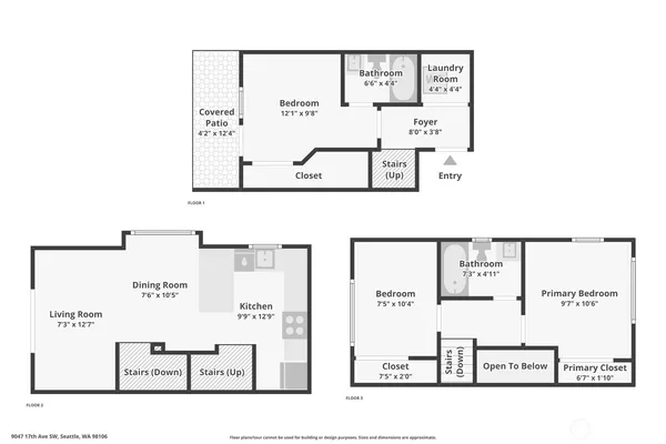 $499,999 | 9047 17th Avenue Southwest, Unit A, Seattle, WA 98106