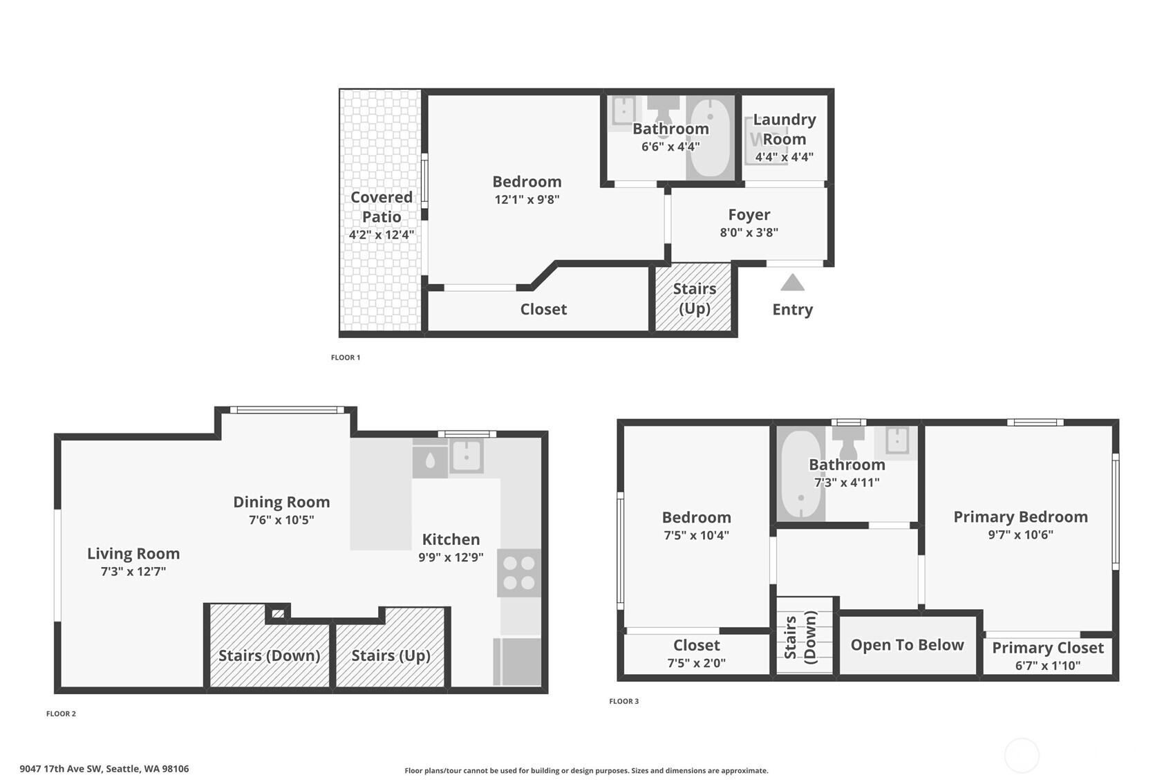 9047 17th Avenue Southwest, Unit A Seattle, WA 98106 - Photo 29 of 29 a picture of a black and white photo