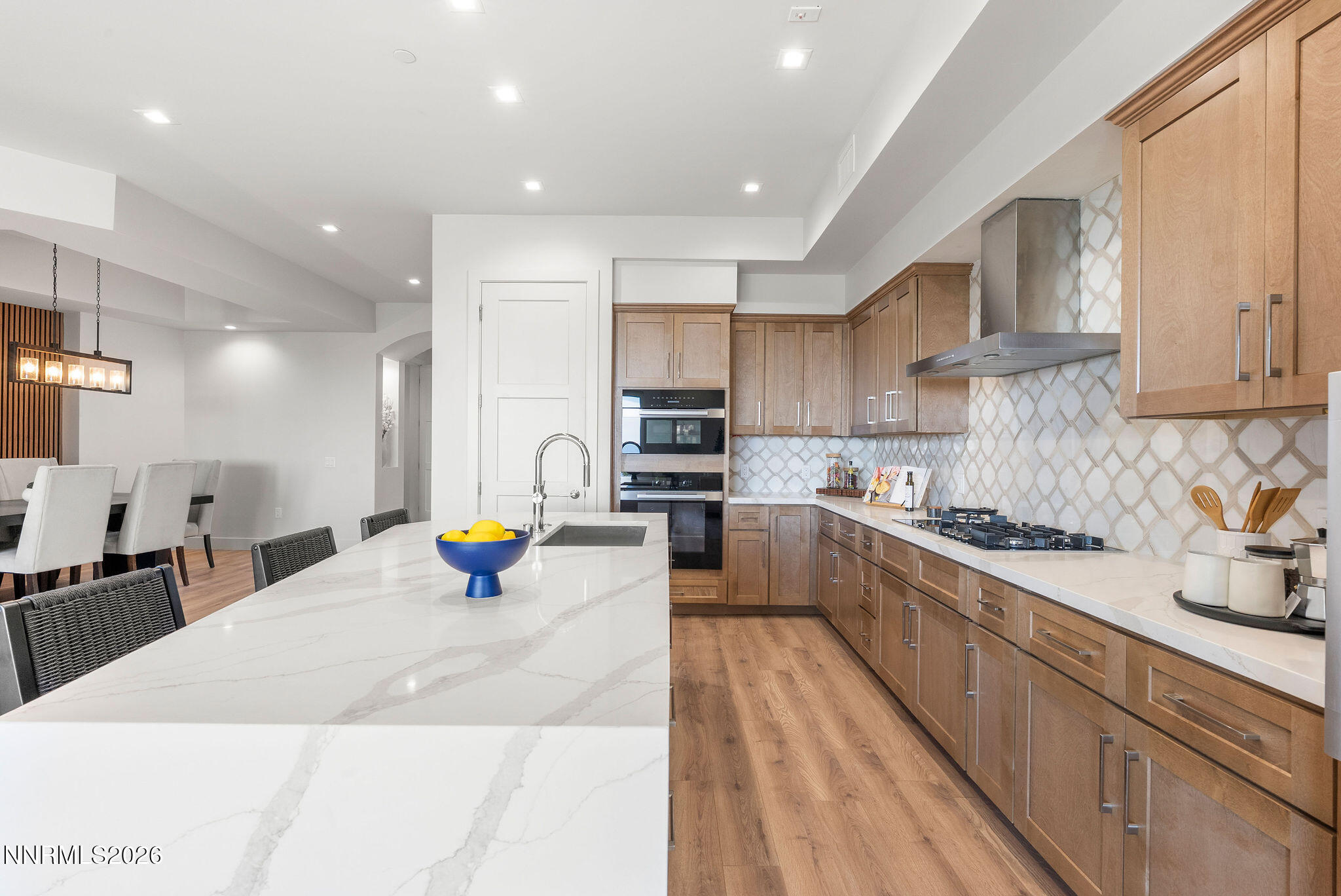 323 Tramway Drive, Unit 107 Stateline, NV 89449 - Photo 5 of 27 a large kitchen with stainless steel appliances lots of counter top space