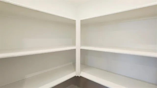a close view of closet