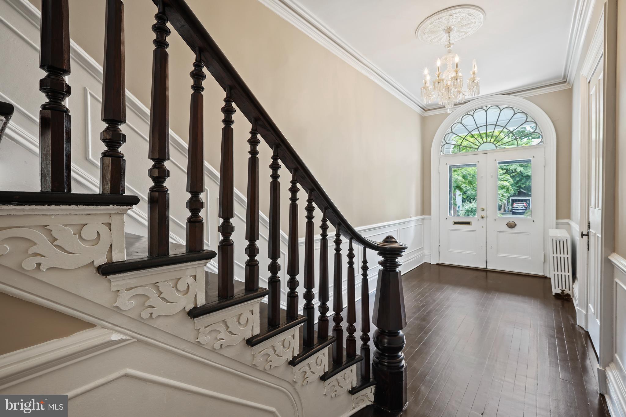 12 Murray Place Princeton, NJ 08540 - Photo 12 of 47 a view of entryway and hall with wooden floor