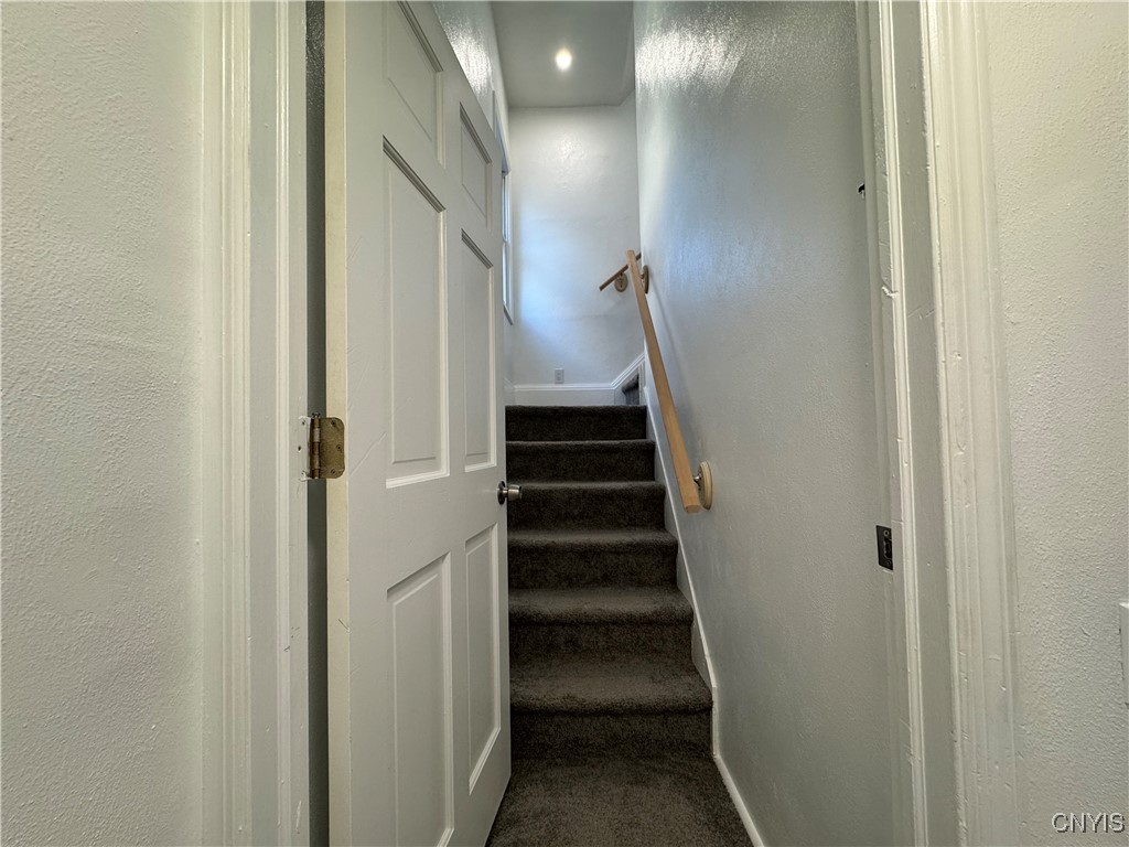 154 Maplehurst Avenue Syracuse, NY 13208 - Photo 20 of 41 Stairs to master suite or inlaw possibilites