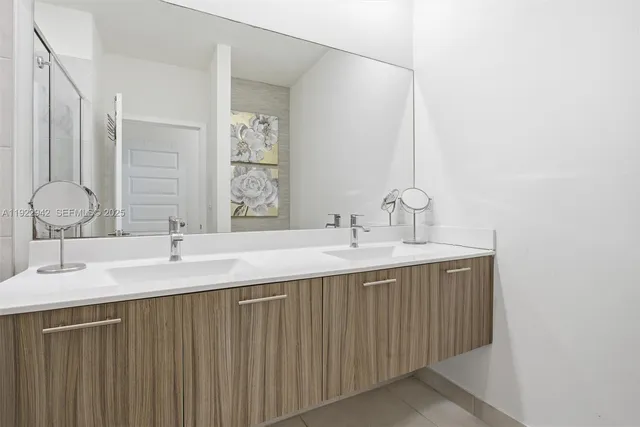 a view of a building with a street