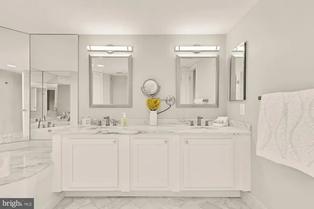 a close view of closet