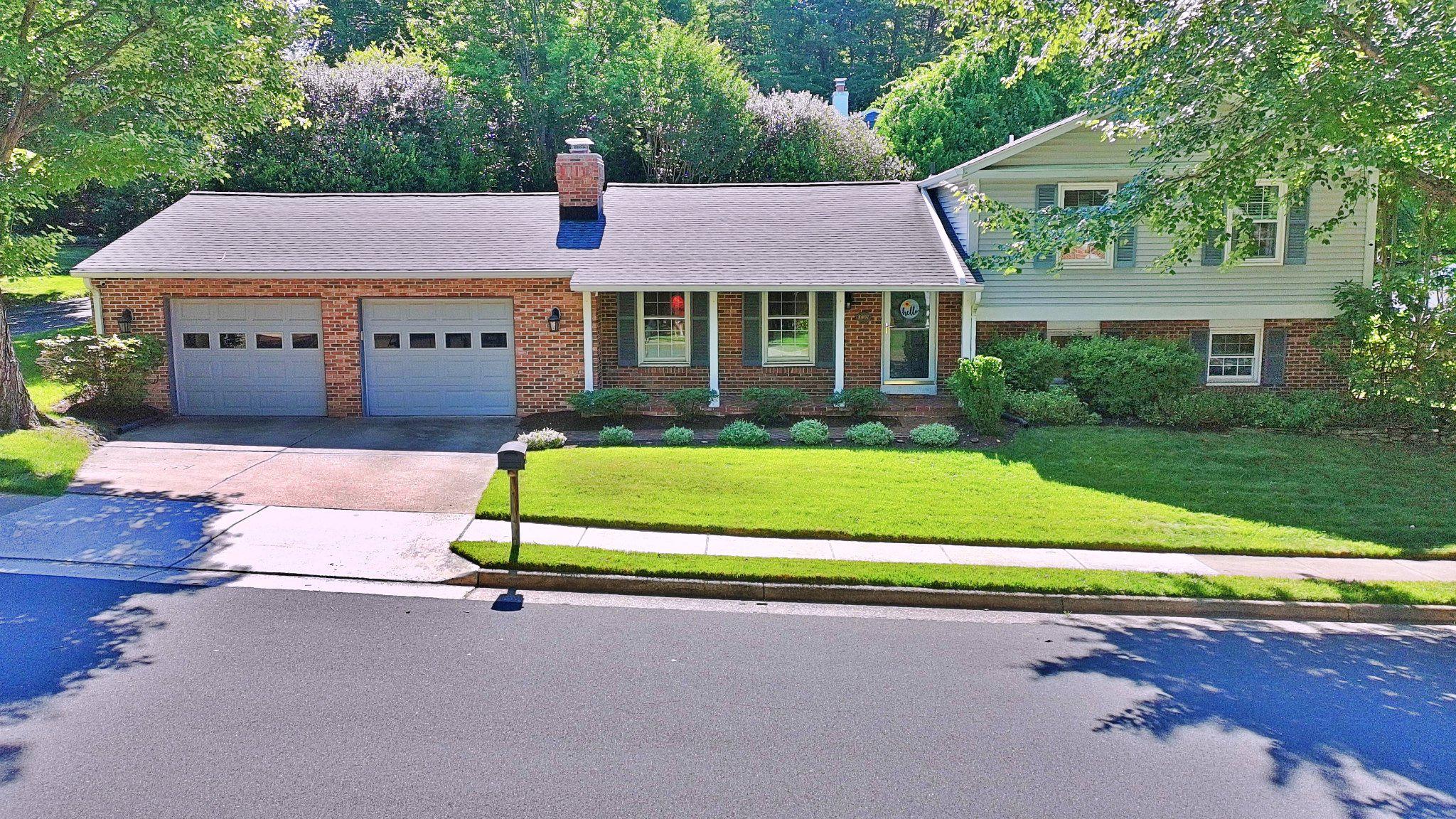8097 Winding Way Court Springfield, VA 22153 - Photo 2 of 44 Welcoming front entry and driveway