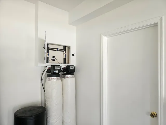 a room with storage and utility